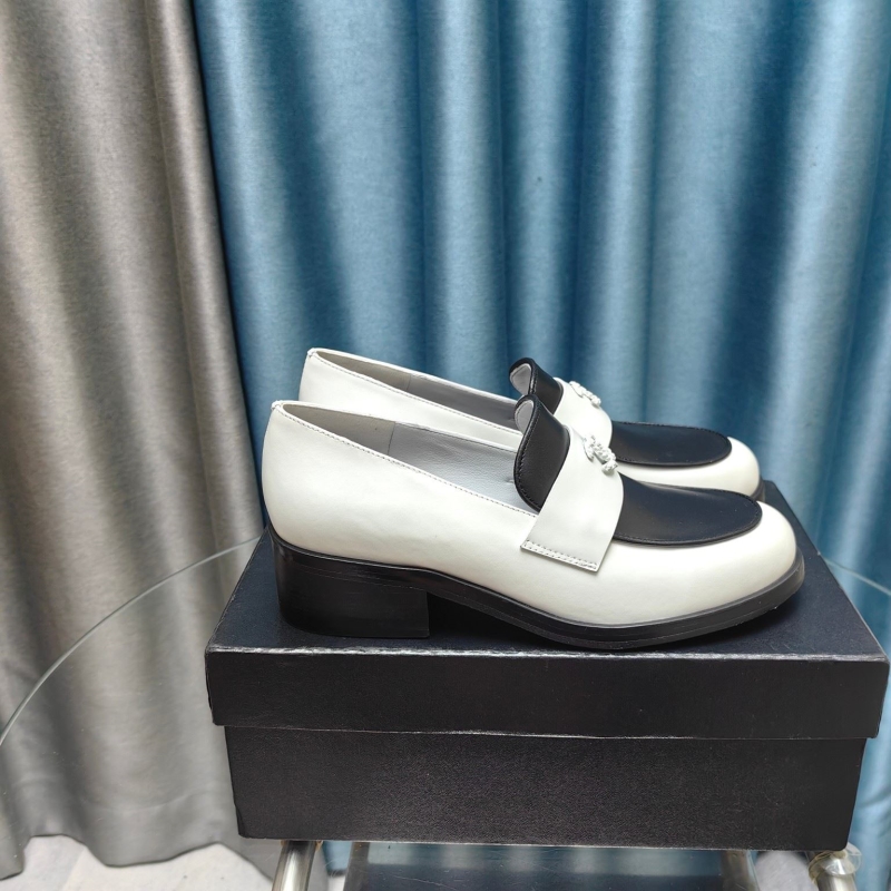 Ch*el leather shoes